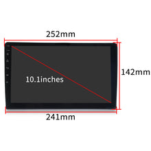 Load image into Gallery viewer, New 10.1&quot; Car 1 Din Stereo Android 10 Up Down Adjustable Screen Wifi bluetooth GPS Nav Radio