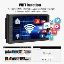 Load image into Gallery viewer, New 2 Din Android 12 Carplay + Android Auto 7&quot; 1080P Touch Screen 2GB 16GB Car Stereo GPS Wifi
