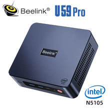 Load image into Gallery viewer, New Beelink U59 Mini PC Intel 11th Gen 4-Cores N5105, Office Mini Computer 16GB DDR4 1TB SSD