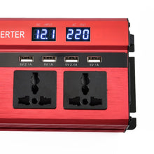 Load image into Gallery viewer, New 2000W Peak Car Power Inverter With LED Display Converter 12V To 220V Camping Outdoor
