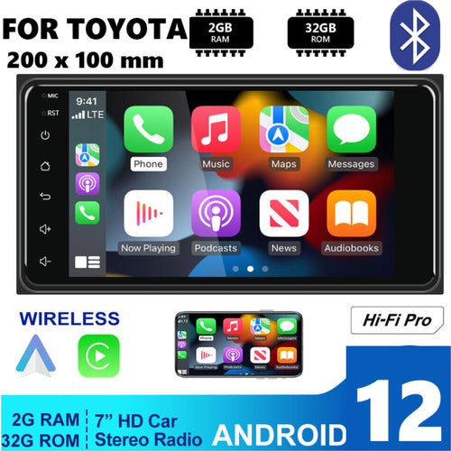 New Toyota Apple Carplay Android Auto 7