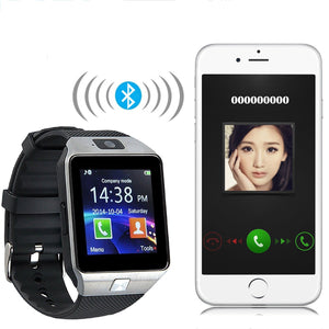 New Bluetooth Smart Watch Smartwatch Watch Phone Support TF Card with Camera for Android IOS IPhone Samsung LG Phones