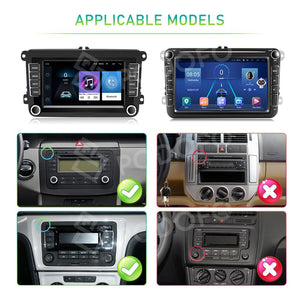 New Wireless Carplay/Wired Android Auto volkswagen Jetta Passat 9" Android 12 Stereo