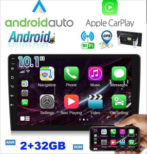 New 10.1" Android 11.0 2+32GB Car Carplay Android Auto Stereo Radio GPS WIFI Bluetooth