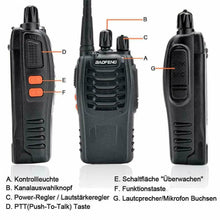 Load image into Gallery viewer, New 4PCS Walkie Talkie BF-888S Handheld Two-Way Radio 5W USB Charger Rechargeable