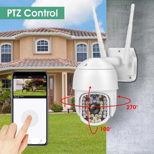 New 36 LED 1080P HD Wireless Camera Outdoor CCTV PTZ Smart Security WiFi IR IP Cam