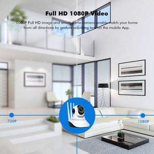 [Three Antenna] 1080P HD IP Camera Home Security Camera Wifi CCTV Monitor Phone Remote Control