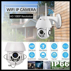 New IP Camera 2 Way Audio WiFi 1080P IR Camera Outdoor Security Surveillance