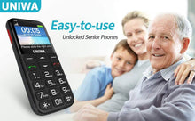 Load image into Gallery viewer, 3G SENIORS SOS BIG BUTTON PHONE WITH CAMERA &amp; SOS BUTTON AUS UNIWA