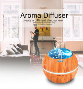 Ultrasonic Home and Office/Aromatherapy Oil Diffuser Light Ultrasonic Air Humidifier