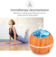 Load image into Gallery viewer, Ultrasonic Home and Office/Aromatherapy Oil Diffuser Light Ultrasonic Air Humidifier