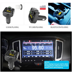 New Car MP3 Player Charger FM Transmitter Bluetooth Hands-free Kit Play Music in Car Stereos