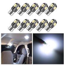 Load image into Gallery viewer, New 10 PCs T10 5730 8SMD Led Car Interior Bulb Turn Signal Light Car Side Wedge Light