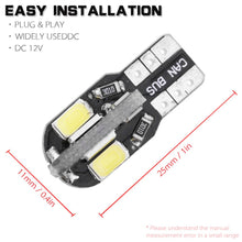 Load image into Gallery viewer, New 10 PCs T10 5730 8SMD Led Car Interior Bulb Turn Signal Light Car Side Wedge Light