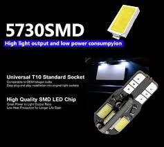 New 10 PCs T10 5730 8SMD Led Car Interior Bulb Turn Signal Light Car Side Wedge Light