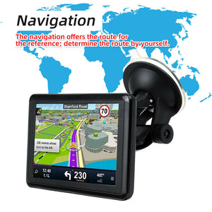 New 5" Car Truck GPS Navigator System LCD Navigation Sat Nav FM MP3 Speed cam Map<br data-mce-fragment="1">