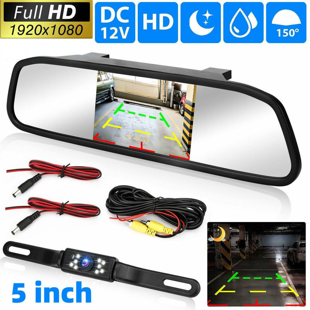 New Wired 6 m Meters Car Backup Camera Rear View System Night Vision + 5