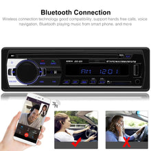 Load image into Gallery viewer, 1 DIN Auto radio 12V Bluetooth Car Stereo FM Radio MP3 Audio Player 5V Charger USB AUX Auto Electron