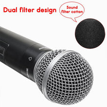Load image into Gallery viewer, New UHF Wireless 2Ch Handheld Mic Cardioid Microphone System for Kraoke Speech Party