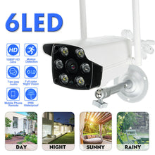 Load image into Gallery viewer, New 6 LED 1080P WiFi PTZ IP Camera Outdoor IP66 Waterproof Security Monitor Backyard CCTV