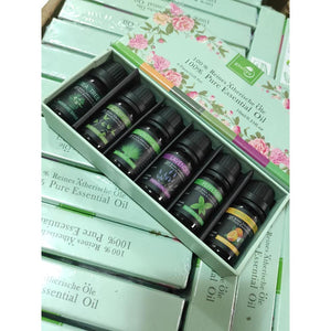 New 6 x GZOLIYA 100% Pure Diffuser Aroma Relaxation Essential Oil - 6PCS (10 ml each)