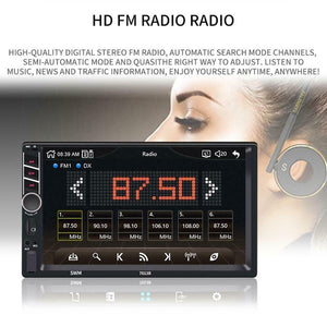 New Bluetooth Car Stereo 7 inch CarPlay AUX USB RCA FM Radio Head Unit