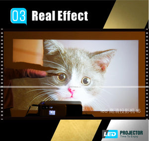 🌟New Arrived🌟Real HD Projector with 1280*768P Support SD HDMI USB for Home Cinema VGA Projector