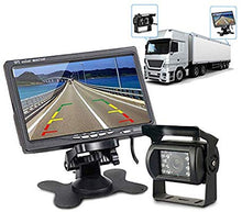 Load image into Gallery viewer, 7&quot; Big Screen+Reversing Cam: With 7&quot; big screen to show you the image from the camera, which provide better visual effects than 4.3&quot;/3.5&quot; monitor.