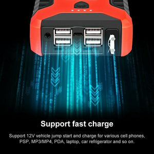 New 99800mAh 12V Car Jump Starter Pack Booster Charger Battery Power Bank