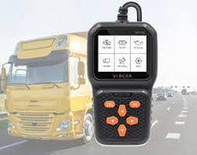 Load image into Gallery viewer, New Viecar VP102 Truck Diagnostic Tool Code Reader HD OBD/EOBD OBD2 12V/24V for Car/Truck