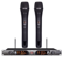 Load image into Gallery viewer, New Microphone Wireless 2 Channel Function Console + 2 Microphone