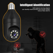 Load image into Gallery viewer, New 1080P Wireless E27 Bulb Camera Smart Security Camera WiFi 360° Panoramic Black