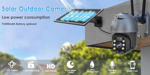 New 4G Solar 6 Batteries Surveillance Camera Outdoor 1080P Motion Detection Night Vision Live APP