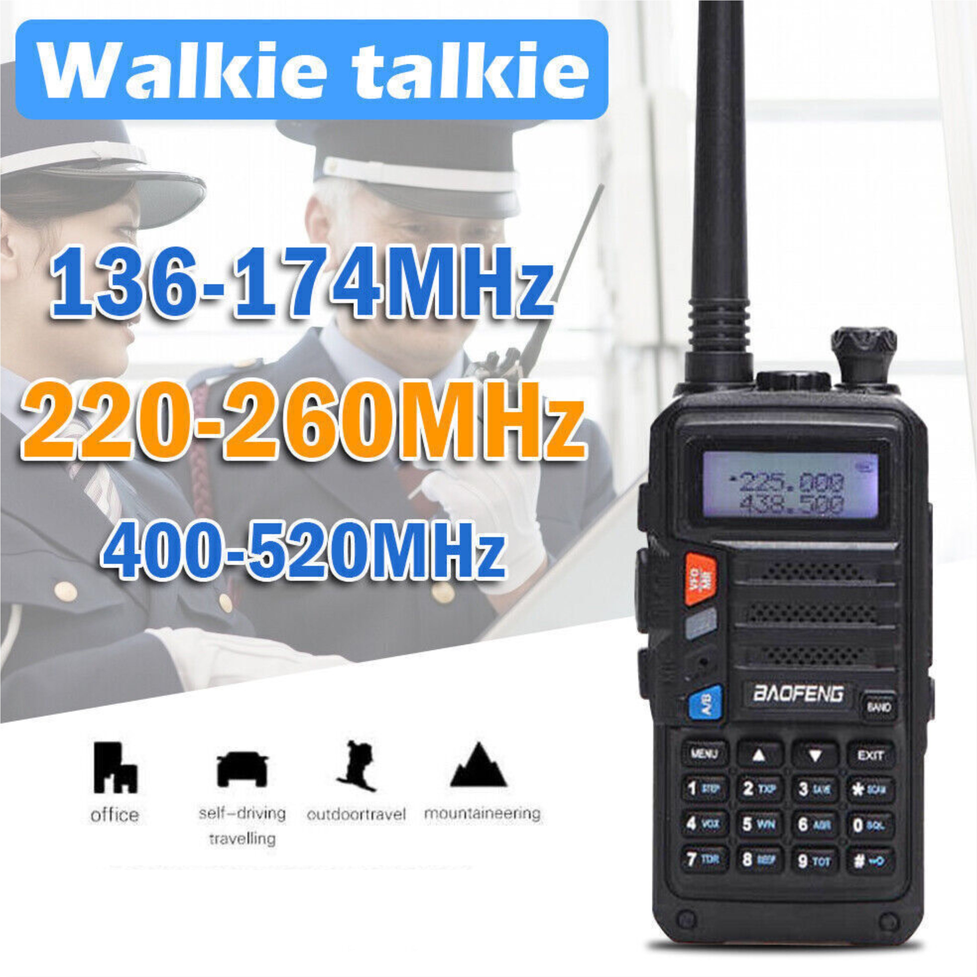 New Baofeng UV-9R Plus Dual Band 136-174/400-520MHz Radio Walkie Talki –  Easybuy OZ