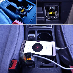 New Bluetooth hands-free car car audio MP3 player 3.1A fast charging dual USB car charger