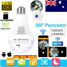 Load image into Gallery viewer, New 360°HD wireless Bulb Hidden IP Camera Home Security Camera night vision LED