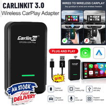 Load image into Gallery viewer, New Carlinkit 3.0 Wired Covert to Wireless CarPlay Upgrade Box Car Navigation Android iOS