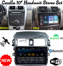 Load image into Gallery viewer, New 10 inch Android 10 For Toyota Corolla 2009-2013 Headunit Stereo Bluetooth + GPS+Phone Mirror