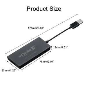 New Wireless bluetooth Smart Link USB Dongle For CarPlay Apple/ Android Auto Play By USB Cable