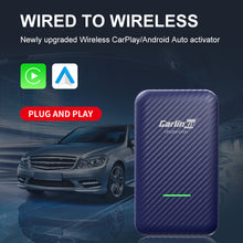 Load image into Gallery viewer, New Carlinkt 4.0 Wired to Wireless CarPlay Box Android Auto Dongle