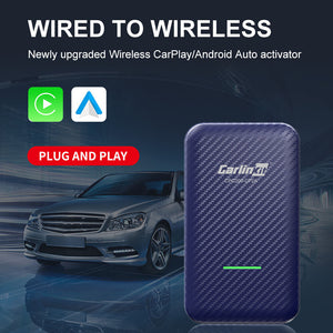 New Carlinkt 4.0 Wired to Wireless CarPlay Box Android Auto Dongle