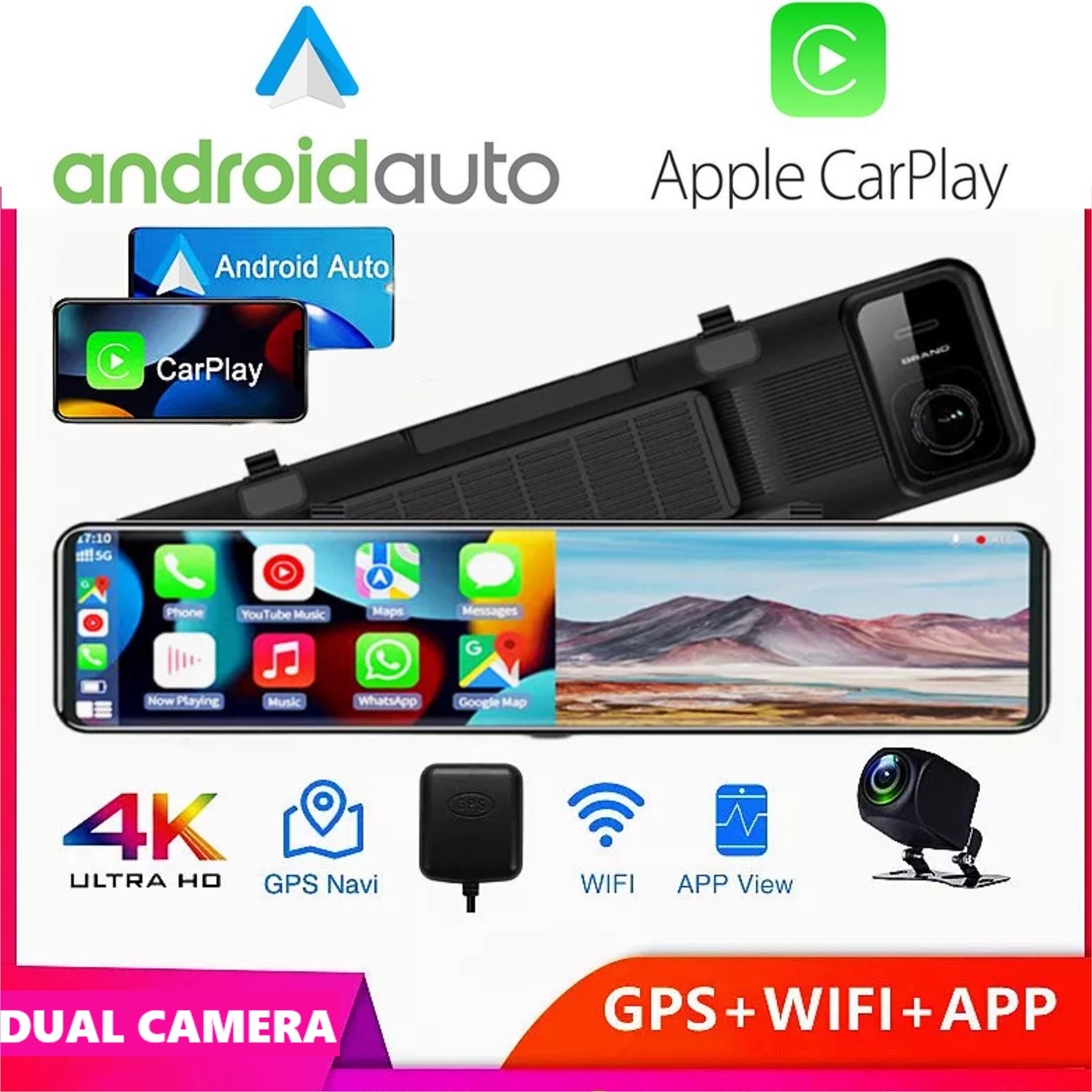 4K Dash Cam + Apple CarPlay or Android Auto in ANY CAR  Le Car Life Media  Max 2.0 Display Review - CarPlay Life