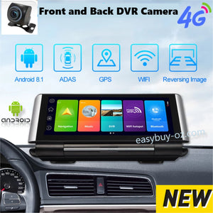 New 4G WiFi Android 8.1 Car DVR Dashboard Video Recorder Dash Cam GPS Navigation DVR 1080P