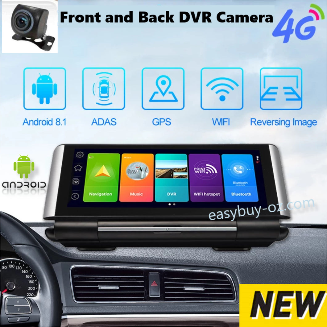 New 4G WiFi Android 8.1 Car DVR Dashboard Video Recorder Dash Cam GPS Navigation DVR 1080P