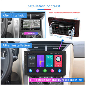 New 2+16 Carplay Android Auto Double 2 Din 10.1'' Android 12 Car Radio GPS Navi FM Touch Screen