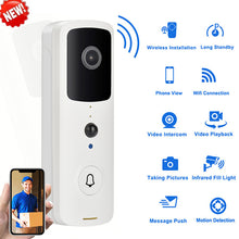 Load image into Gallery viewer, New WIFI Doorbell Security Wireless Video Doorbell Door + 2 x Batteries + Chime