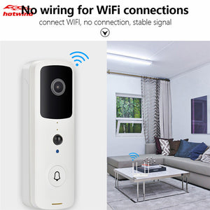 New WIFI Doorbell Security Wireless Video Doorbell Door + 2 x Batteries + Chime
