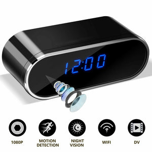 New Wifi Mini Camera Alarm Clock HD 1080P IP Security Wireless Motion