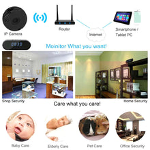 Load image into Gallery viewer, New Wifi Mini Camera Alarm Clock HD 1080P IP Security Wireless Motion