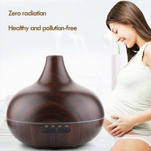 Load image into Gallery viewer, New 400 Ml Aroma Oil Diffuser Wood Electric Humidifier Ultrasonic Air Humidifier AU Plug